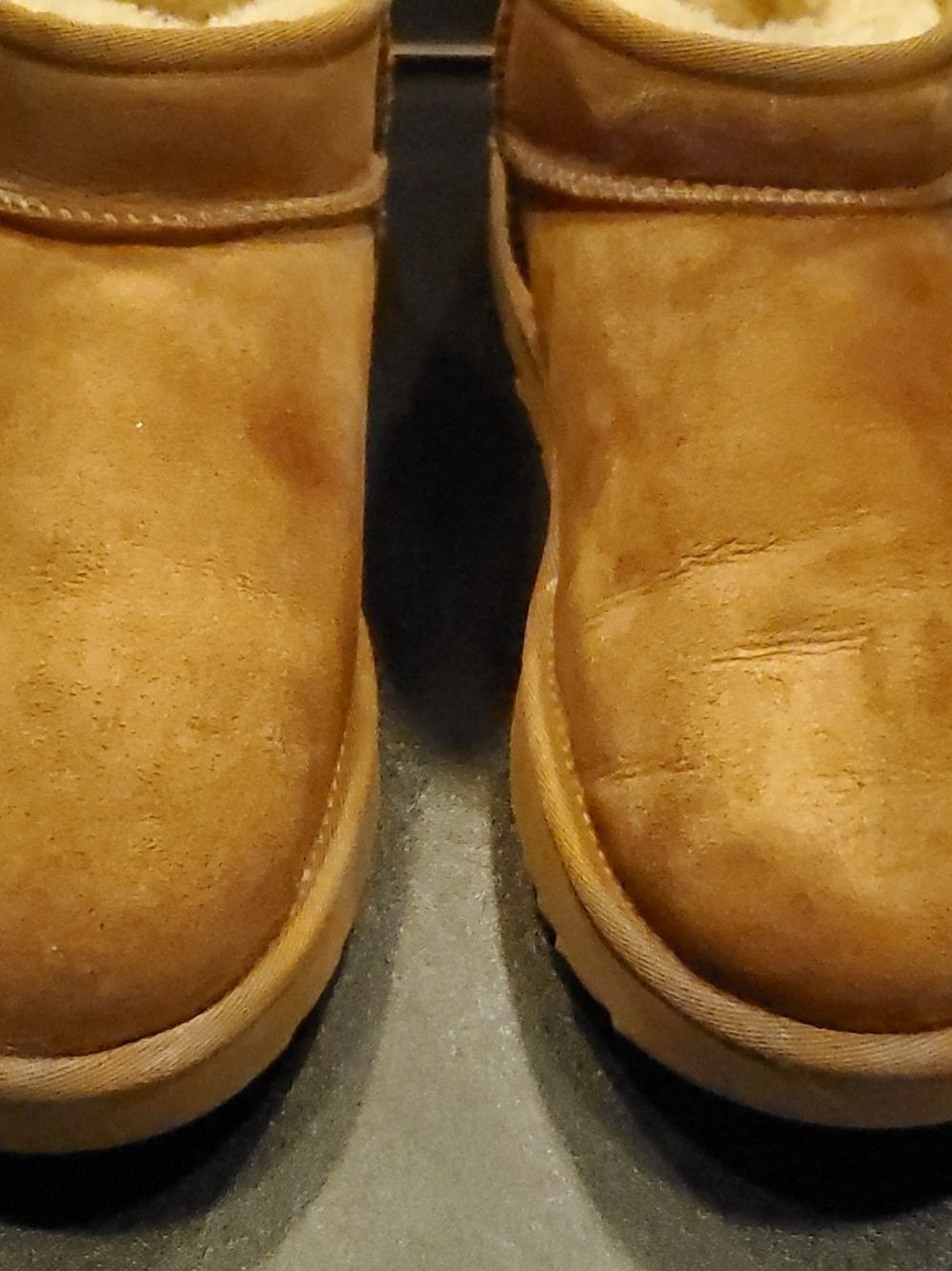 UGG CLASSIC ULTRA MINI WOMEN BOOTS SUEDE CHESTNUT US 10
